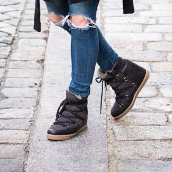 Isabel Marant NOWLES SNOW BOOTS size EUR 38 US 8 - Picture 14 of 14